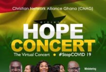 All is set for Hope Concert 2020
