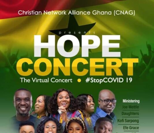 All is set for Hope Concert 2020