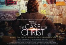 Movie : The Case for Christ (2017) His wife Leslie's (Erika Christensen) newfound faith in Christ compels Lee to utilize his journalistic and legal training to try and disprove the claims of Christianity, pitting his resolute atheism against her growing faith.