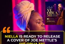 NIIELLA RELEASES A COVER JOE METTLE’S “YE OBUA MI” ON YOUTUBE!!