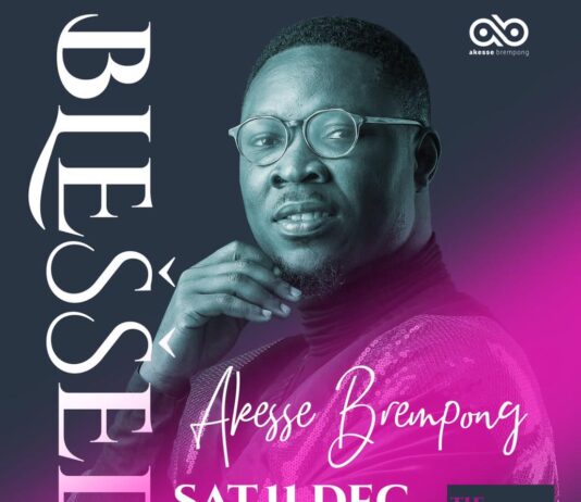 Akesse Brempong Is Ready To Release His New Album “Blessed” Akesse Brempong blessed album flier