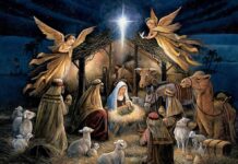 Worship the baby, not the holiday – Pastor David Jeremiah This picture is show the birth of Jesus and and wise men who to worship Jesus
