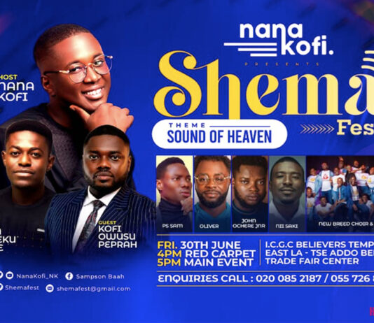 Nana Kofi to host maiden major concert “Shemafest ” featuring Min Kofi Owusu Peprah, Min Kweku Teye, and more