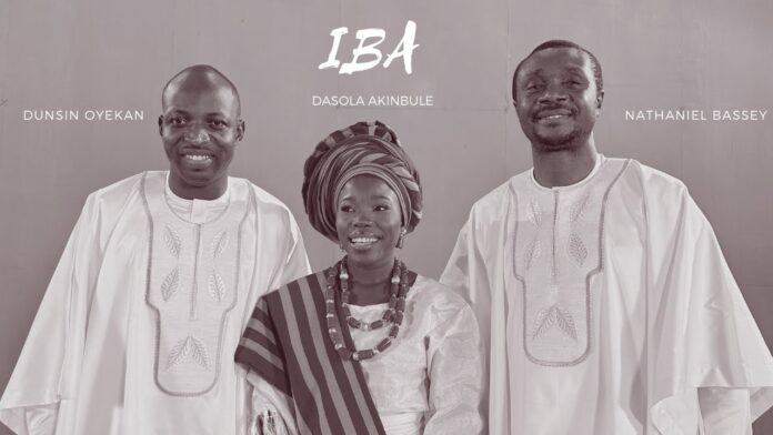 Nathaniel Bassey, Dunsin Oyekan, and Dasola Akinbule performing 'IBA' - A Divine Masterpiece of Reverence and Worship